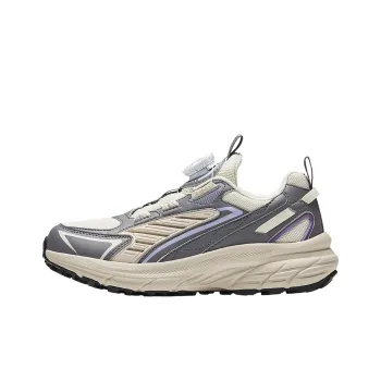 Antakids Breathable Lightweight Cushioning Low Top Kids' Running Shoes Coarse Heather Gray/Carrier Dove Gray Teenagers