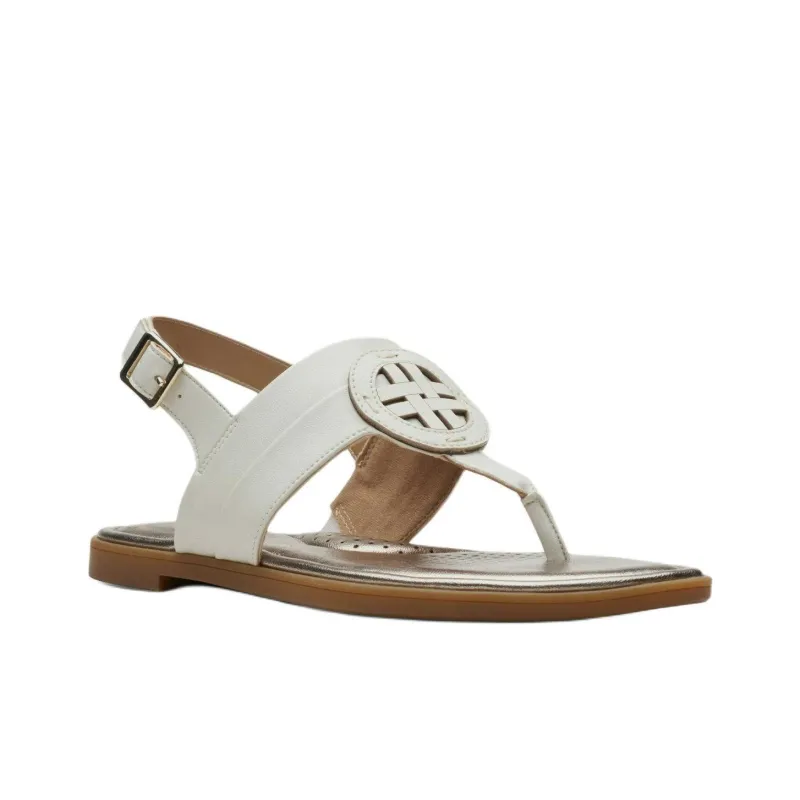 Clarks Reyna Glam Strap Sandals Women's White-2