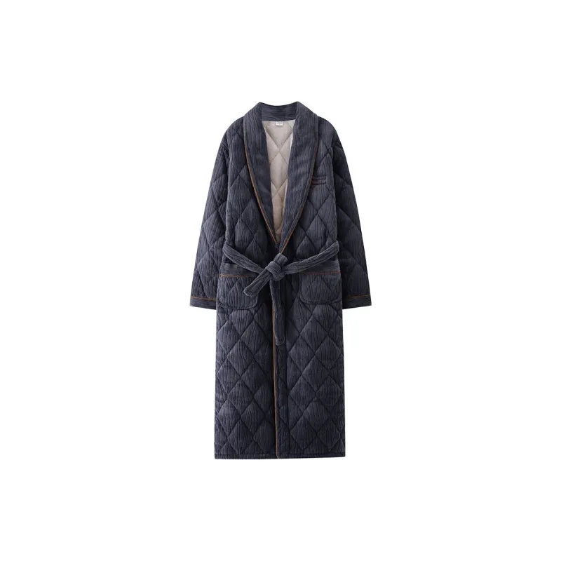 DanceBees Pajama Robe Men's Standard Color-0