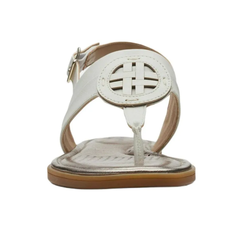 Clarks Reyna Glam Strap Sandals Women's White-3
