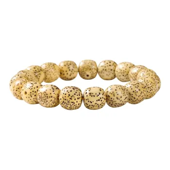 GUMUJIANG Star Moon Bodhi Seeds Beaded Bracelet Smooth Sailing Unisex