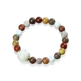 Lion Brings Fortune Beaded Bracelet[Multicolor]