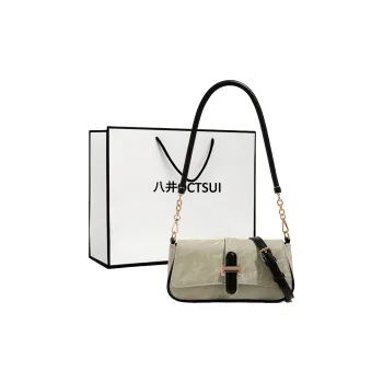 OCTSUI Artificial Leather Crossbody Shoulder Bag Women's Mint Green/Khaki