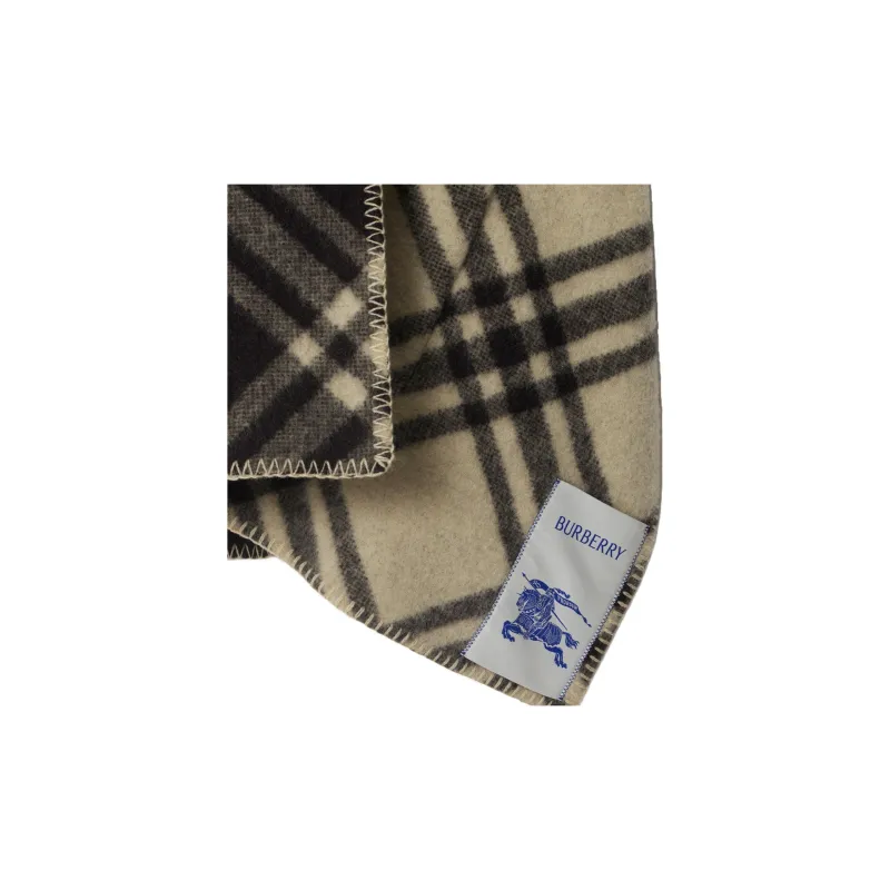 Burberry Check Pattern Hooded Cape-4