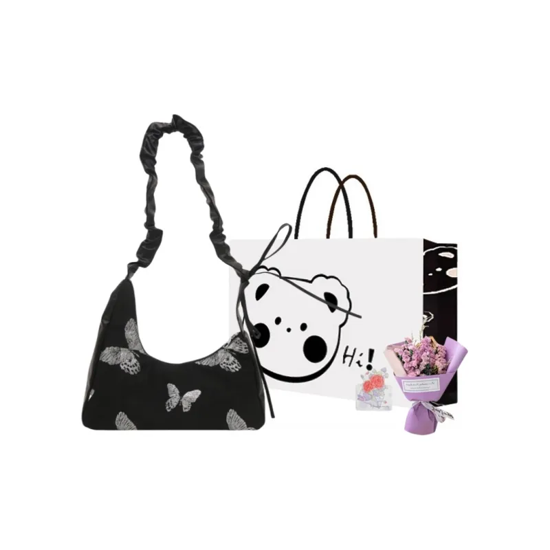 NX DOUGHNUT PU Shoulder Bag Regular Women's Silver/Gold-7