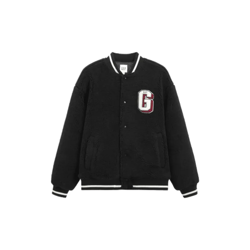 GAP Puffer Jackets Unisex Black+Necklace-1
