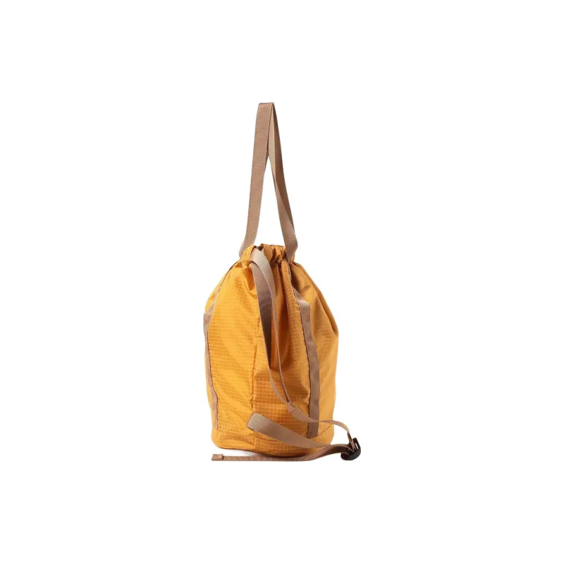 Beams Heart Nylon One Shoulder Handbag Women's Gray/Orange-6