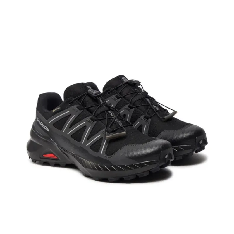 SALOMON Anti Slip Wear Resistant Low Top Trail Running Running Shoes Women's Black-2