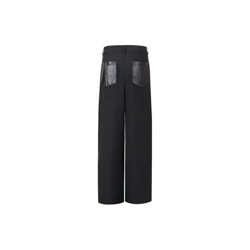 455EMBLE Casual Pants Unisex Black-1