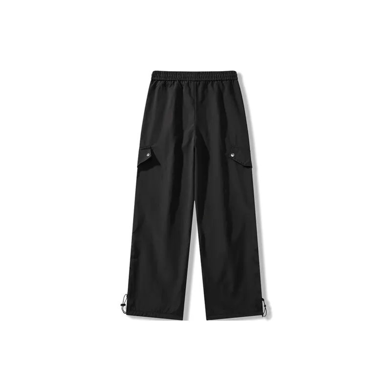 FA2LO Casual Pants Unisex Black-2