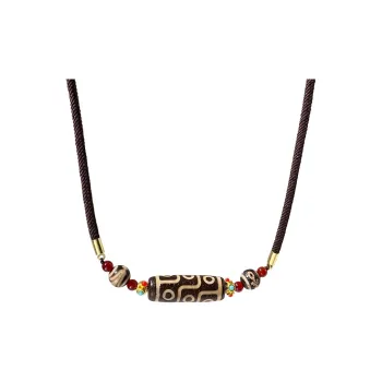 Moon Jewelry Agate Necklaces Unisex