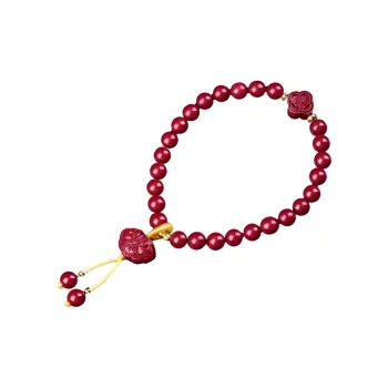Stone On The Line Cinnabar Bracelets Women's