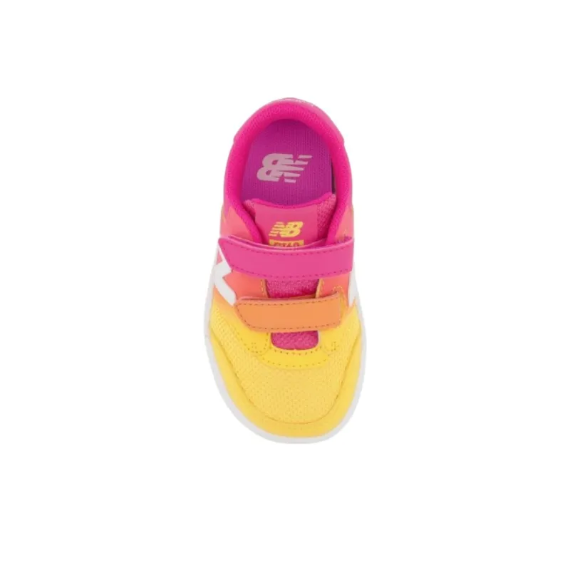 New Balance NB CT60 Slip-Resistant Anti-Kick Low-Top Kids Lifestyle Shoes Pink Yellow Teenagers-3