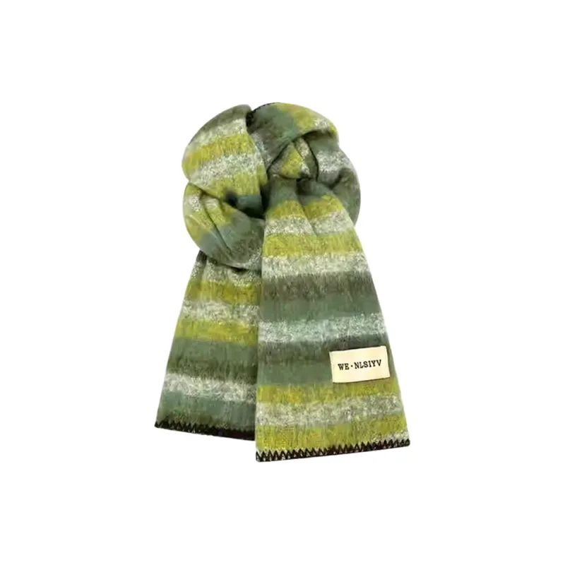 Yalu Polyester Knit Scarves Unisex Gift Box Set-2