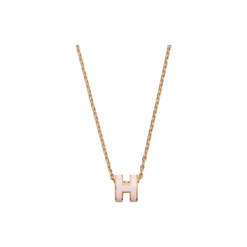 HERMES Mini Pop H Pendant Gold tone-0