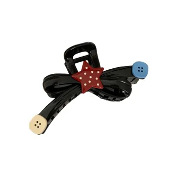 Water Jade Acrylic Hair Clips Women's