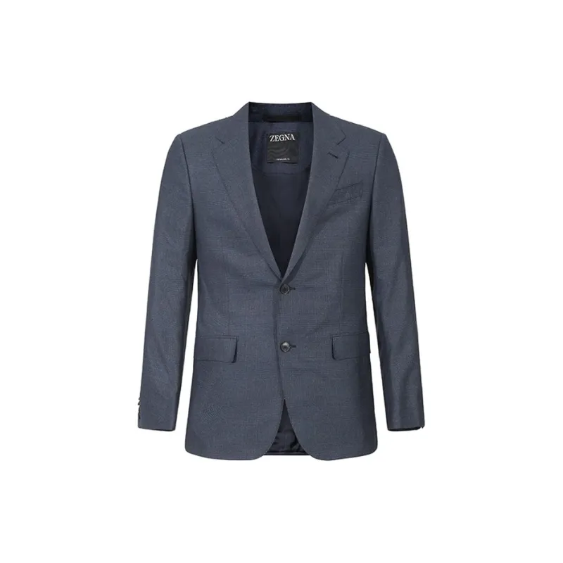 Zegna Business Suit Men's Dark Blue-1