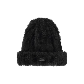 Lee Polyester Beanies Unisex Black