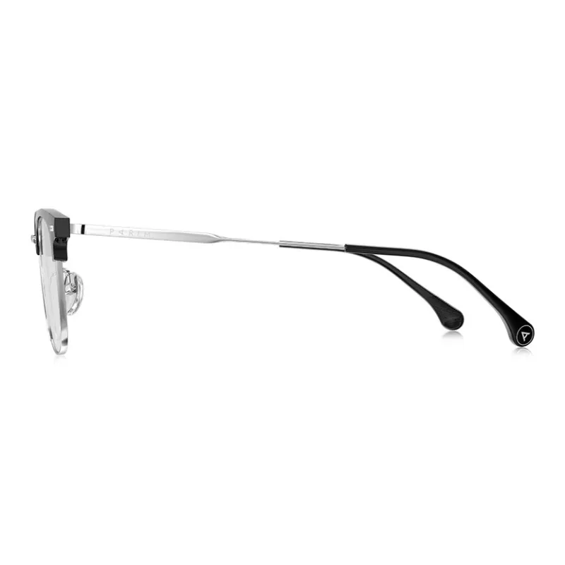 PARIM Titanium Silicone Browline Eyeglass Frames Men's-1