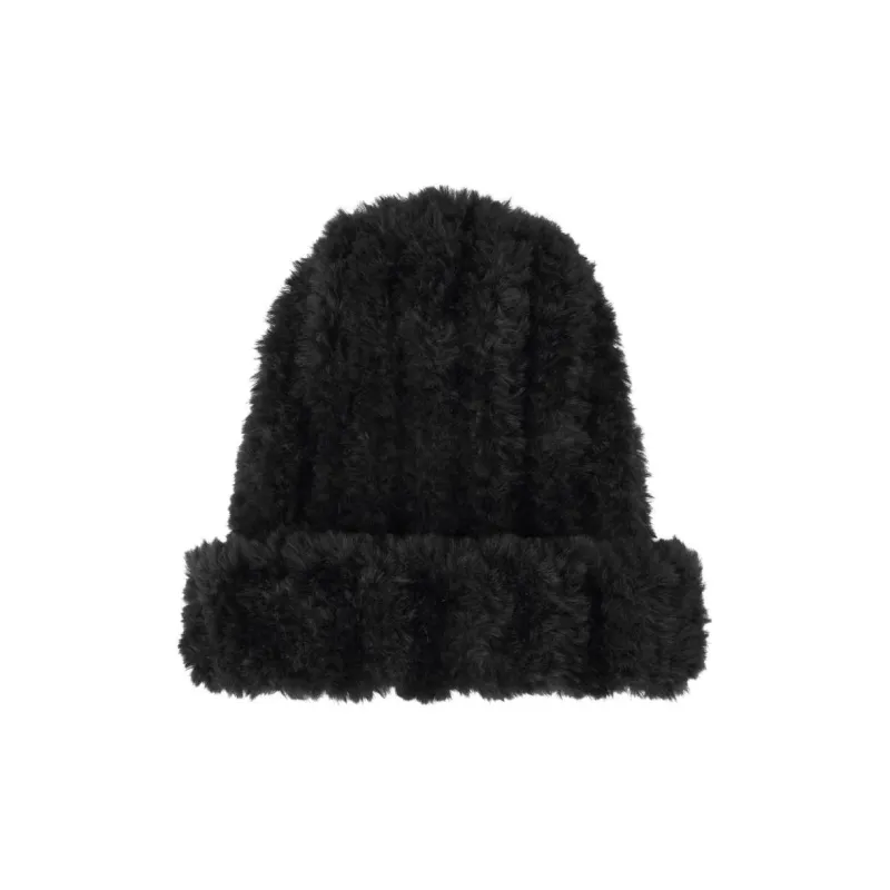 Lee Polyester Beanies Unisex Black-1