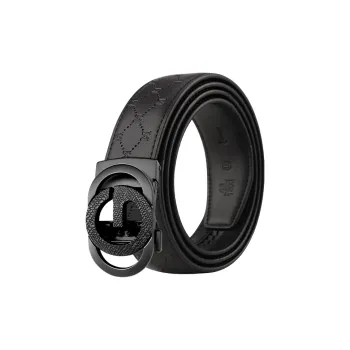 15 MINS Cow Split Leather Belts Men's 3.5cm