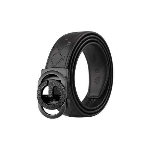 15 MINS Cow Split Leather Belts Men's 3.5cm