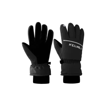 KELME Polyester Sports Gloves Unisex Black Gray Pink