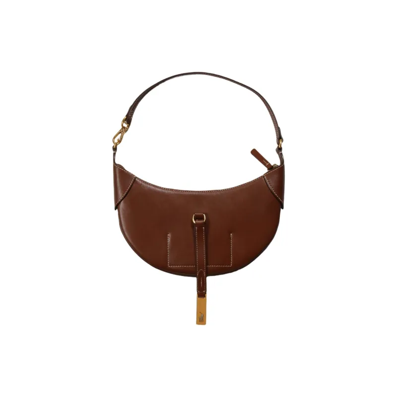 Polo Ralph Lauren Sport Calf P Id Mini Shoulder Bag Cuoio-0