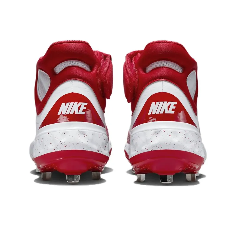 Nike Alpha Huarache Elite 4 Mid White University Red-4
