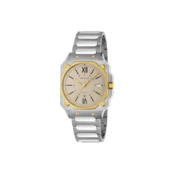 GUCCI Wrist Watch Automatic Mechanical Movement Stainless Steel Strap 36mm Silver Dial Unisex