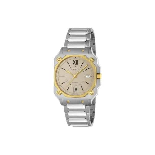 GUCCI Wrist Watch Automatic Mechanical Movement Stainless Steel Strap 36mm Silver Dial Unisex