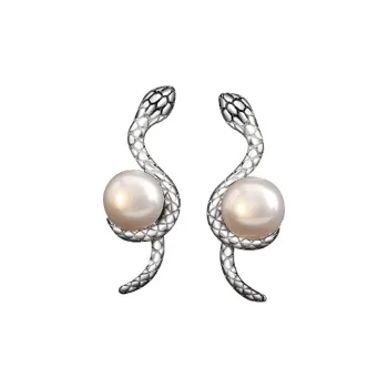 YUDIAN Freshwater Pearl Stud Earrings Women's