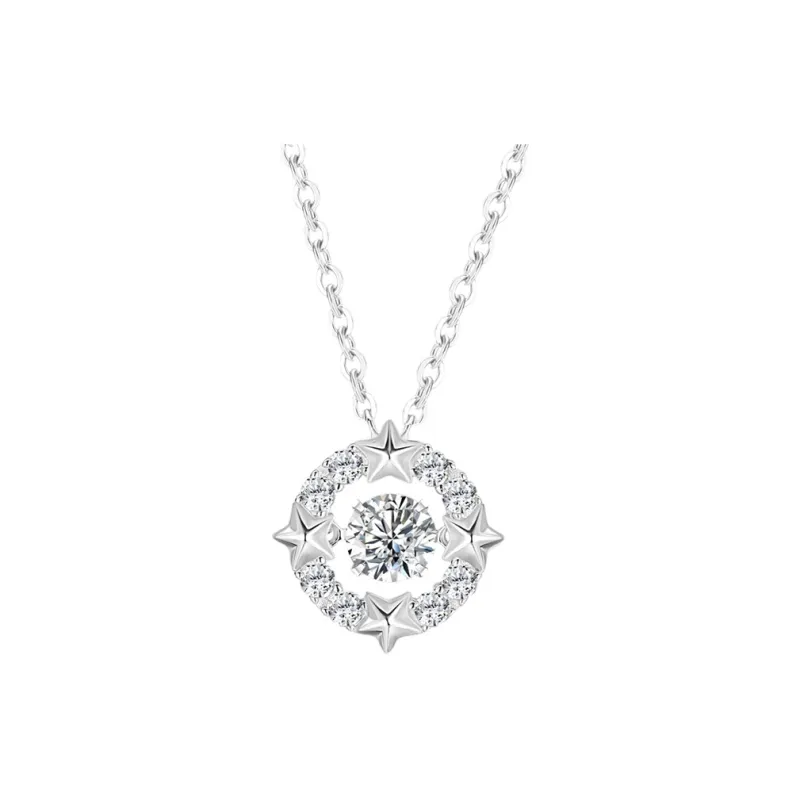2801 S925 Silver Necklaces Women's-0