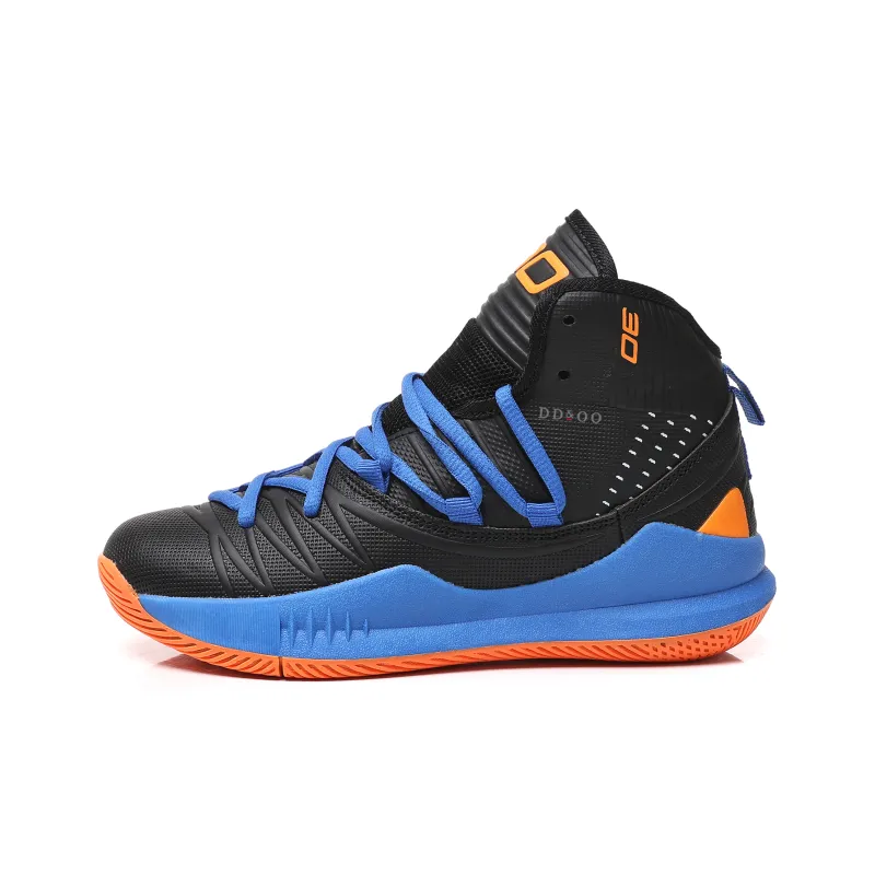DD&OO Wear-Resistant Breathable Height Increasing High-Top Basketball Shoes Unisex White Gold-20