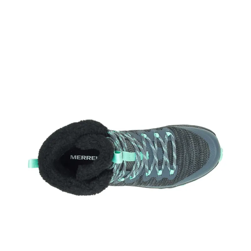 MERRELL Bravada Anti-Slip Wear-Resistant High-Top Trekking Shoes Women's Blue Black-3