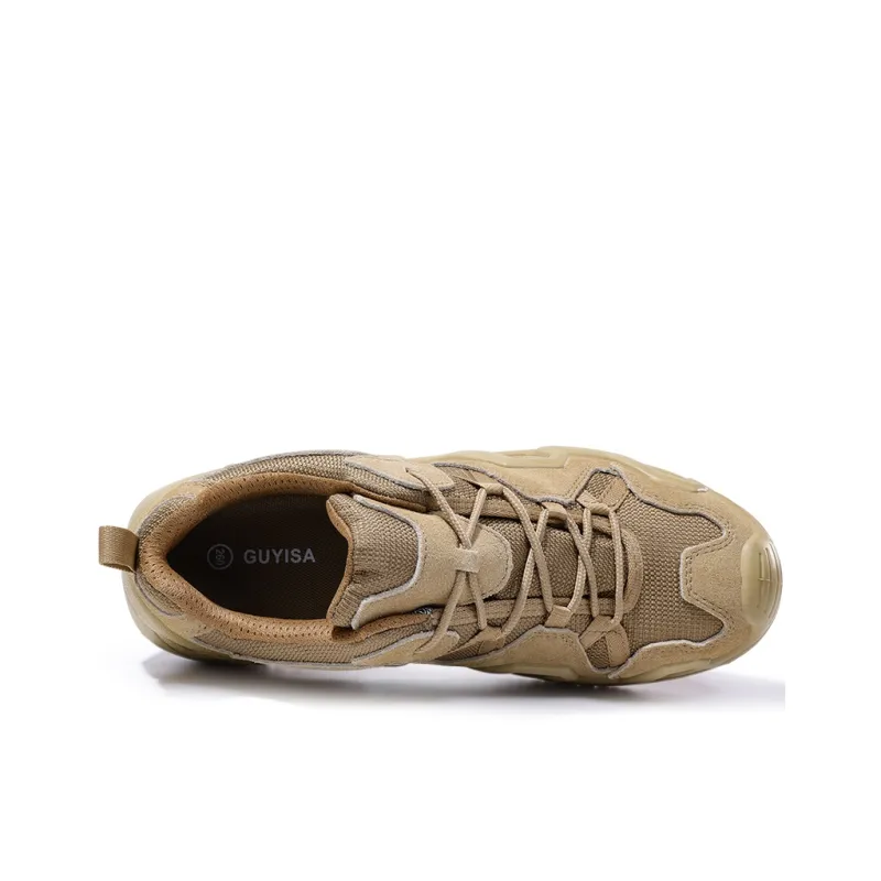 Blue Gull Shield Impact Resistant Support Low Top Outdoor Shoes Men's Tan-3