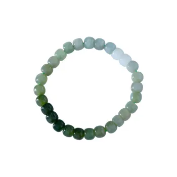 Lao Feng Xiang Hetian Jade Bracelets Green Jade Unisex
