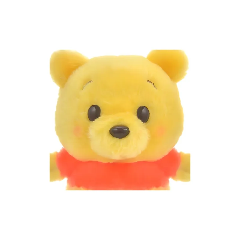 Disney Bean Eye Collection Winnie The Pooh Fluffy Yellow Dolls Plush Doll 11cm High-3