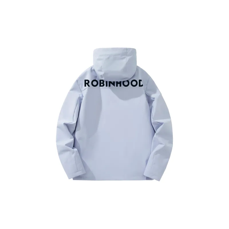 ROBINHOOD Waterproof And Windproof Windbreaker Jacket Unisex Black-17