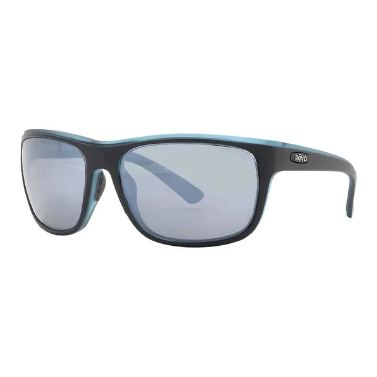REVO Acetate Square Sunglasses Unisex Black-0