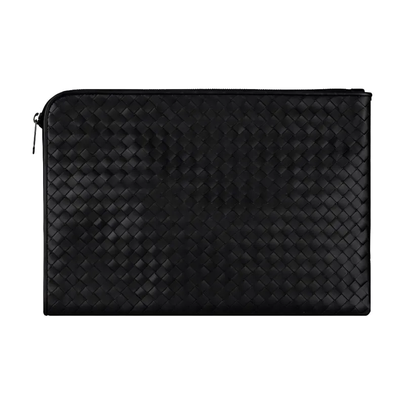 Bottega Veneta Sheepskin Clutch Women's Black-0
