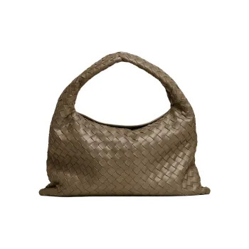 Bottega Veneta Cow Leather One Shoulder Handbags Women's Pinecone Brown