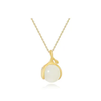 WEITIANXUAN Hetian Jade White Jade/Pale Greenish White Jade Unisex