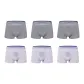 6 Pack (3 Heather Gray+3 Zinc Gray)