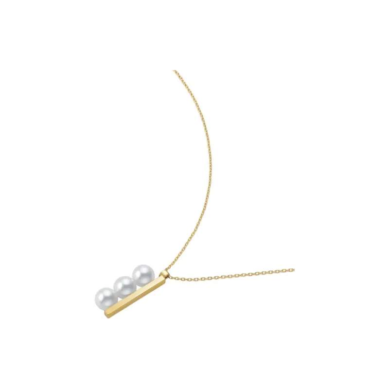TASAKI 18kt Yellow Gold Balance Plus Neo Pearl Necklace-1