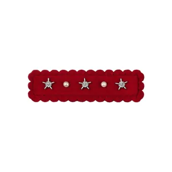 ZEGL Alloy Hair Clips Women's Red
