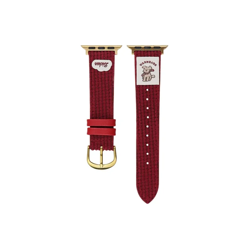 LOVINGCOOL Watch Band Apple Compatibility Fleece Material-11