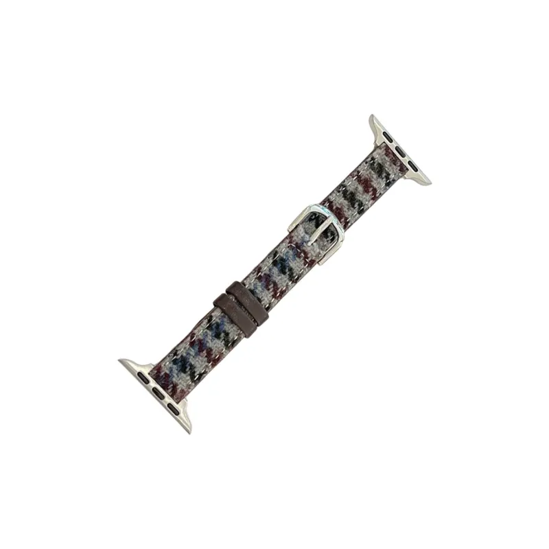 NCFCK Watch Band Apple Compatibility Woolen Leather Material-4