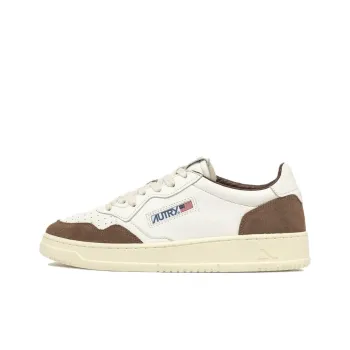 AUTRY Medalist Anti Slip Wear Resistant Low Top Skateboard Shoes Men's White Brown
