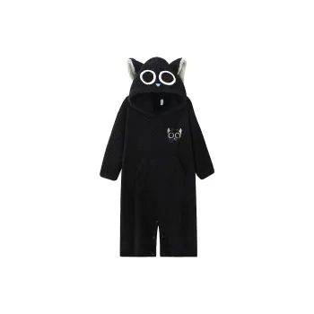 O'MESIK Home Onesies Women's Black